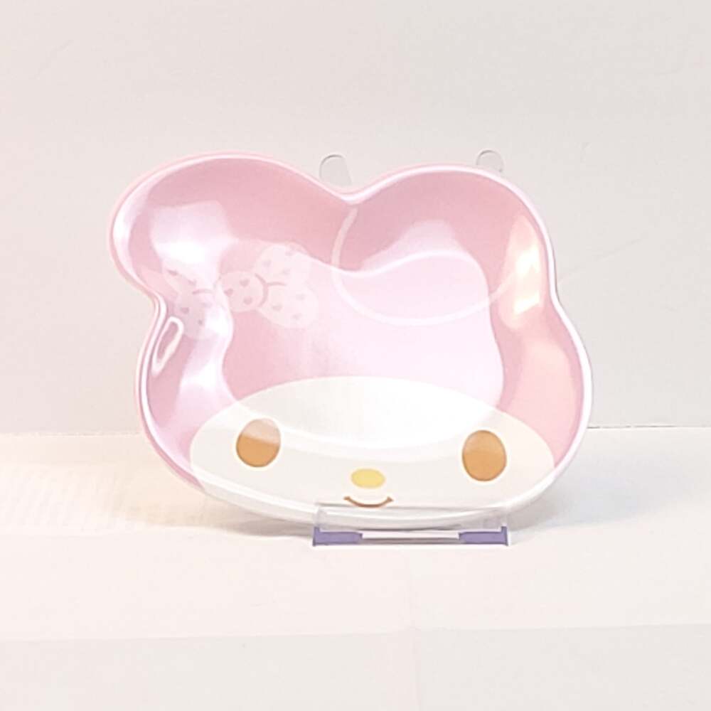 Sanrio My Melody Pink Face Shaped Plate Die Cut Kawaii Dinnerware (NWT)